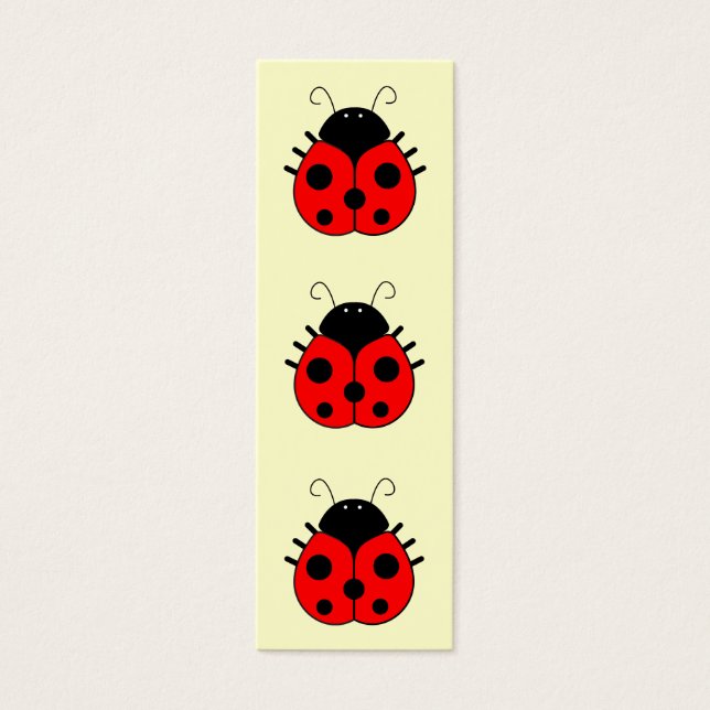 Ladybug Bookmark (Front)