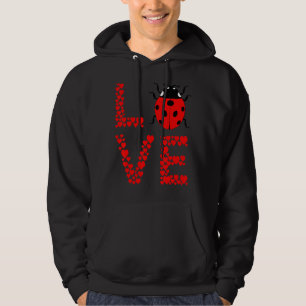 Ladybug Bug Love Cute Ladybug Insect Entomology Bu Hoodie