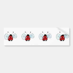 Ladybug bumper sticker