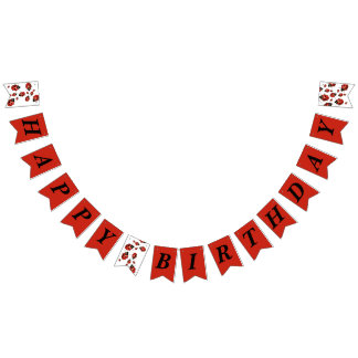 Ladybug Bunting