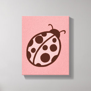Ladybug Canvas Art Print