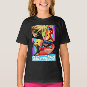 Ladybug & Cat Noir   Miraculous Power! T-Shirt