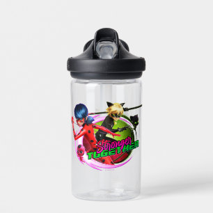 Ladybug & Cat Noir   Stronger Together Water Bottle