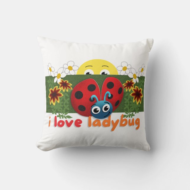 Ladybug Cushion (Front)