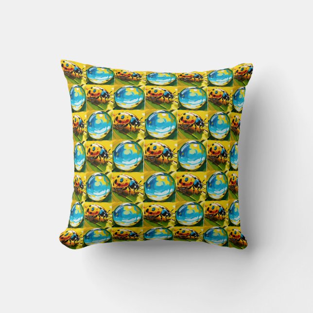 Ladybug Cushion (Front)