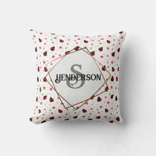 Ladybug Custom Cushion