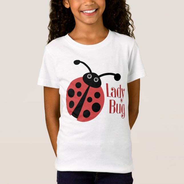 Ladybug Cute Animal Print T-Shirt (Front)
