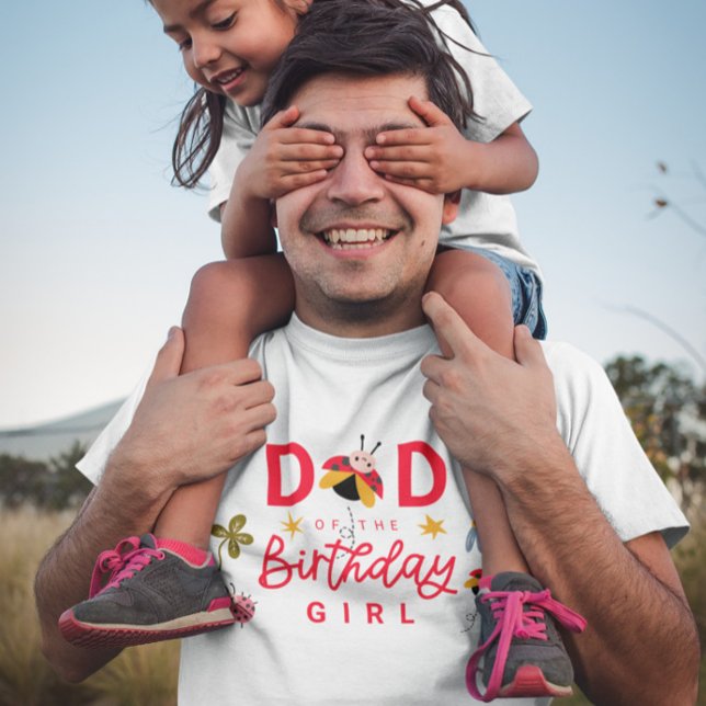 Ladybug Dad of the Birthday Girl T-Shirt (Creator Uploaded)
