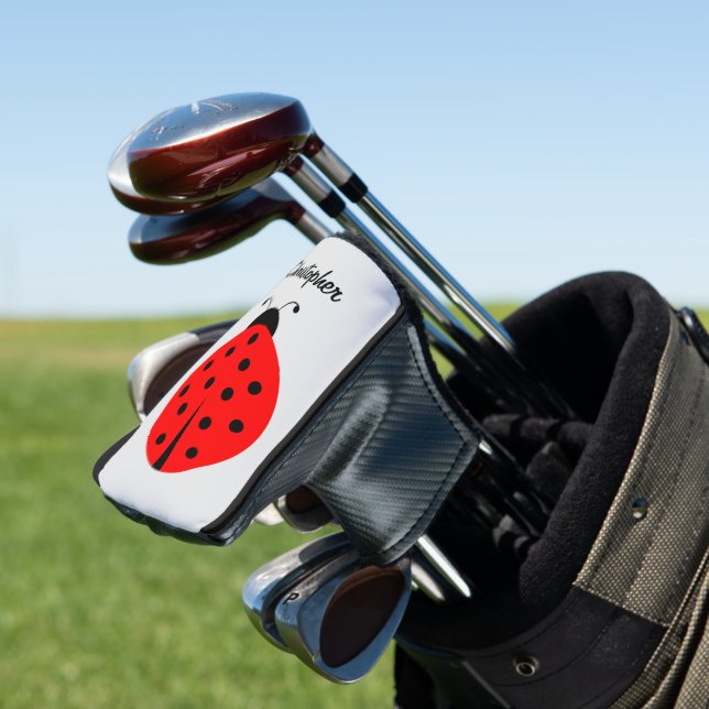 Ladybug Design Golf Head Cover (In Situ)
