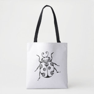 Ladybug Design Tote Bag