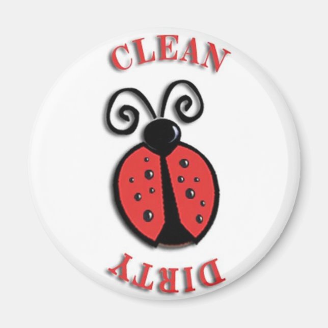 Ladybug Dishwasher Magnet (Front)