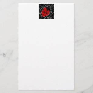 Ladybug Dot Stationary Stationery