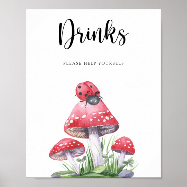 Ladybug - Drinks help yourself Poster (Front)