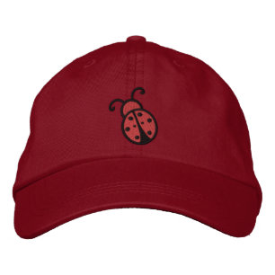 Ladybug Embroidered Hat