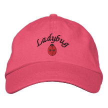 Ladybug Embroidered Hat