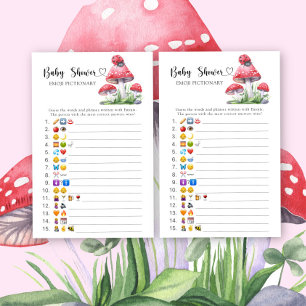 Ladybug - emoji pictionary baby shower game