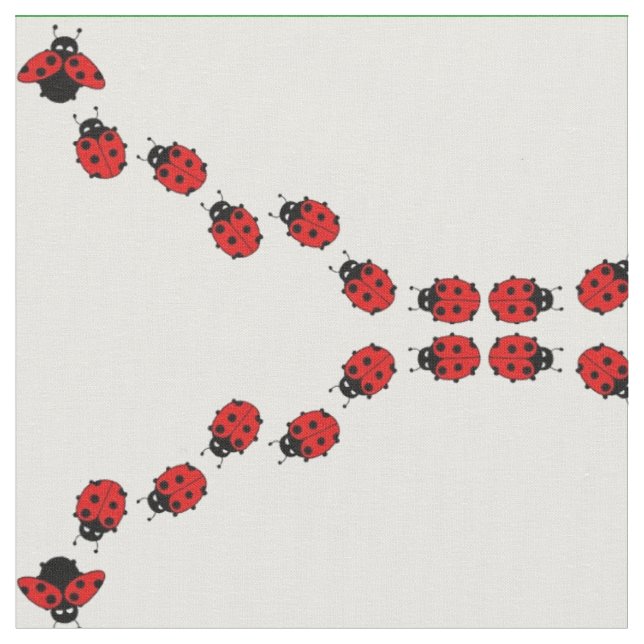 Ladybug fabric (Close Up)