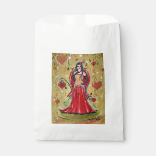 Ladybug Fairy Heart valentine fairy by Renee Favour Bags
