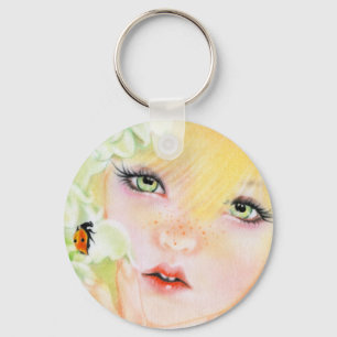 Ladybug Fairy Keychain