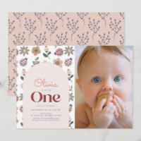 Ladybug & Flower Arch 1st Birthday Photo
