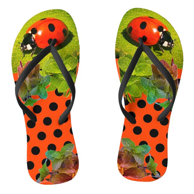 Ladybug Fun Jandals (Footbed)