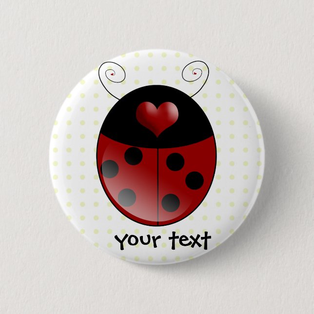 Ladybug Gifts 6 Cm Round Badge (Front)