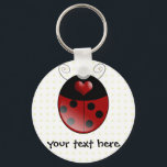 Ladybug Gifts Key Ring<br><div class="desc">Cute lady bug gifts</div>