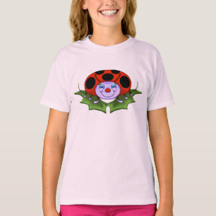 Ladybug Girl's Sweatshirt T-Shirt