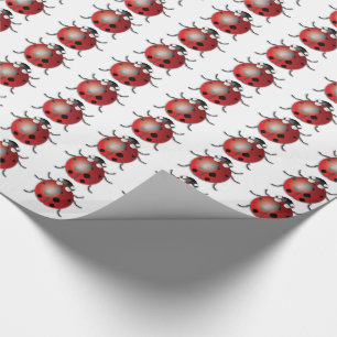 Ladybug - Glossy Wrapping Paper, 30" x 15' Paper