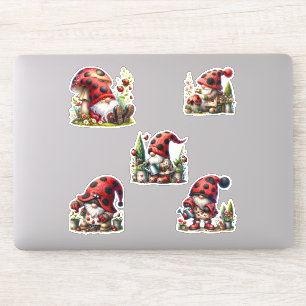 LadyBug Gnome Life Stickers