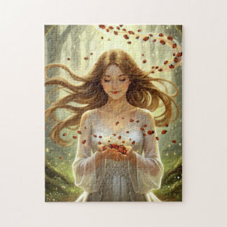 Ladybug Goddess Jigsaw Puzzle