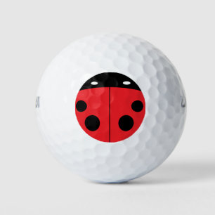 Ladybug golf balls
