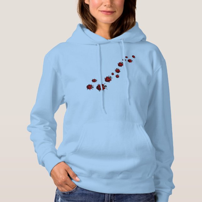 Ladybug Hoodie Ladybug Lady's Shirts Sweatshirts (Front)