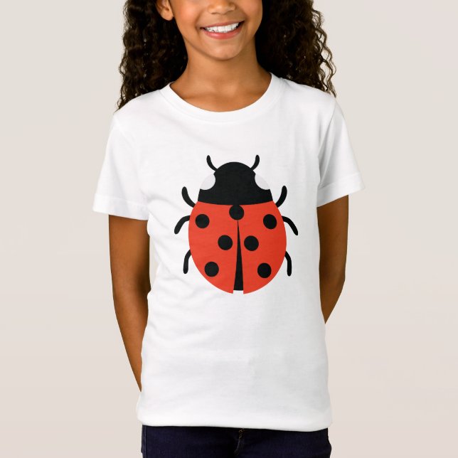 Ladybug Illustration T-Shirt (Front)