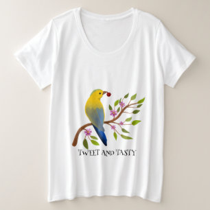 ladybug insect tasty colourful bird girly plus size T-Shirt