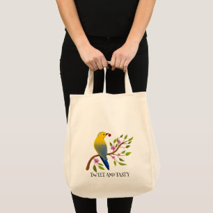 ladybug insect tasty colourful bird girly tote bag