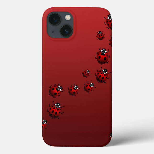 Ladybug iPad Case Customisable Cute Ladybird Case (Back)