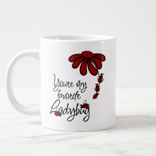 Ladybug - Jumbo Mug (Left)
