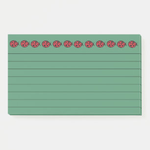  Ladybug Jumbo Post It Notes