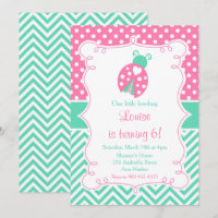 Ladybug Ladybird Pink Birthday Party