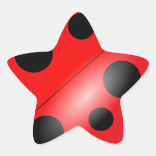 Ladybug - Ladybird Star Sticker