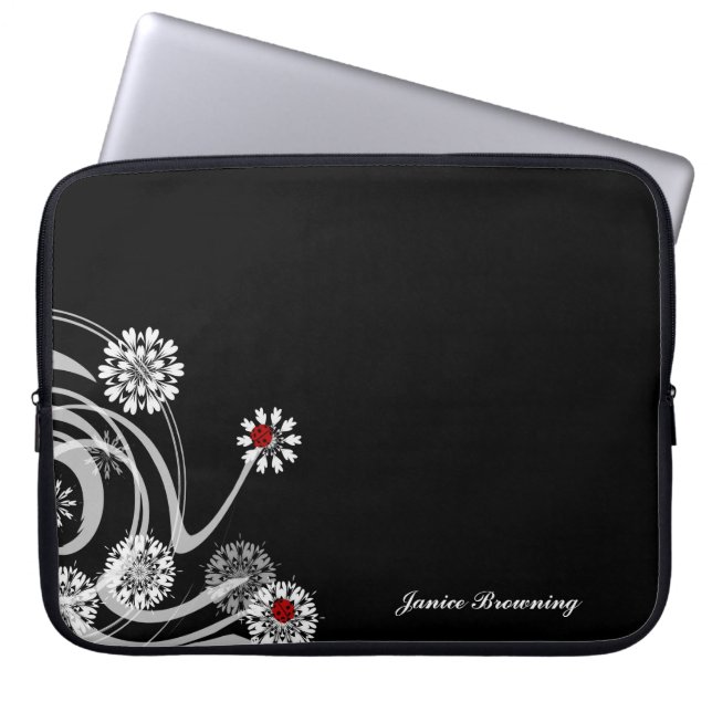 Ladybug Laptop Sleeve (Front)