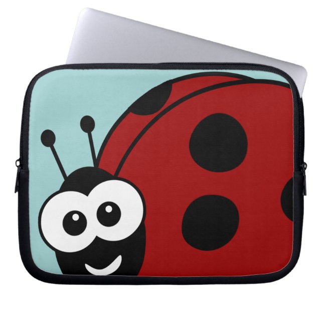 Ladybug Laptop Sleeve (Front)