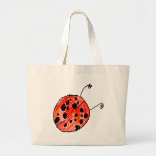 Ladybug Large Tote Bag