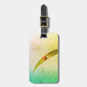Ladybug Leaf Luggage Tag