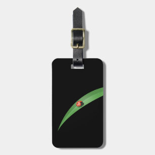 Ladybug Leaf Luggage Tag