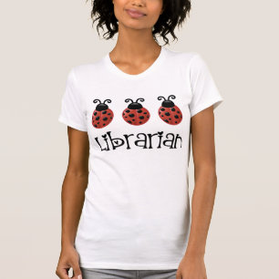 Ladybug Librarian Gift T-Shirt
