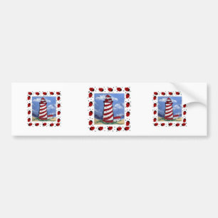 Ladybug Lighthouses Bumper Sticker