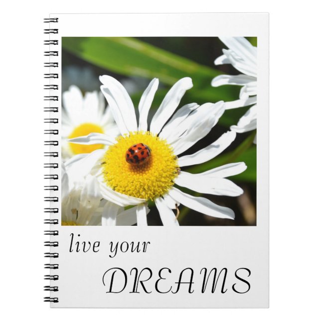 Ladybug Live Your Dreams Notebook (Front)