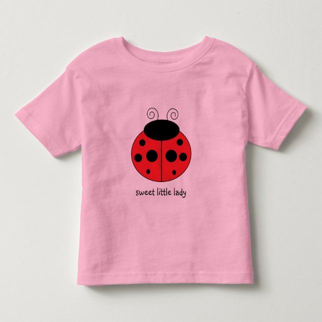 Ladybug Long Sleeved Girls Shirt (Front)
